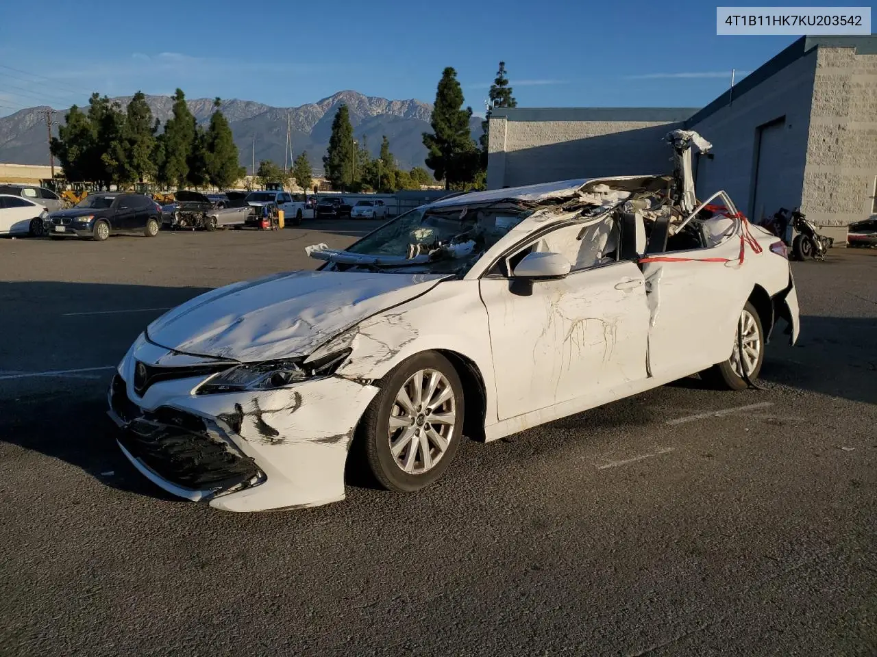 4T1B11HK7KU203542 2019 Toyota Camry L