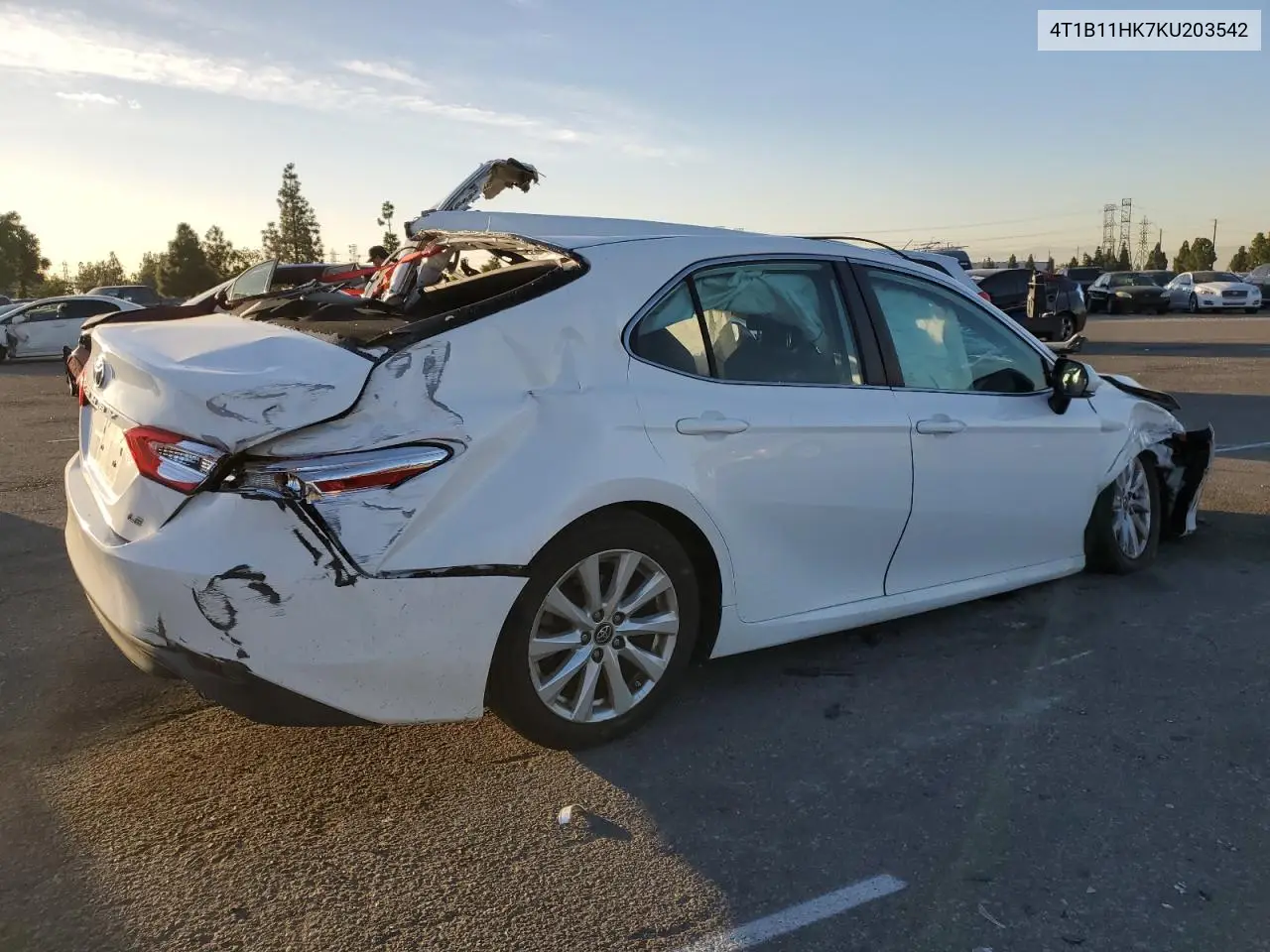 4T1B11HK7KU203542 2019 Toyota Camry L