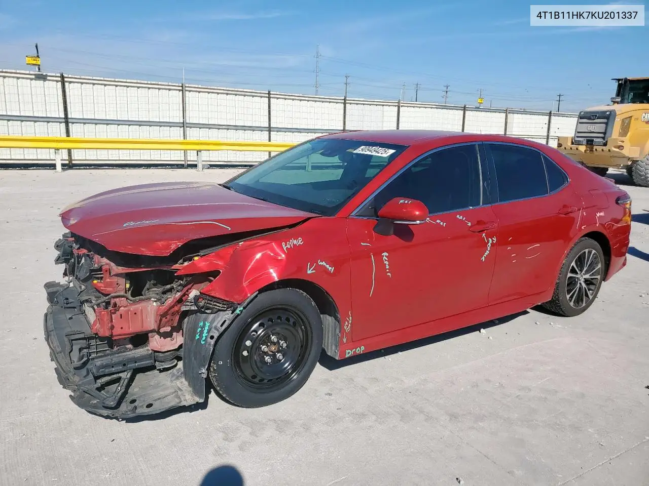 4T1B11HK7KU201337 2019 Toyota Camry L