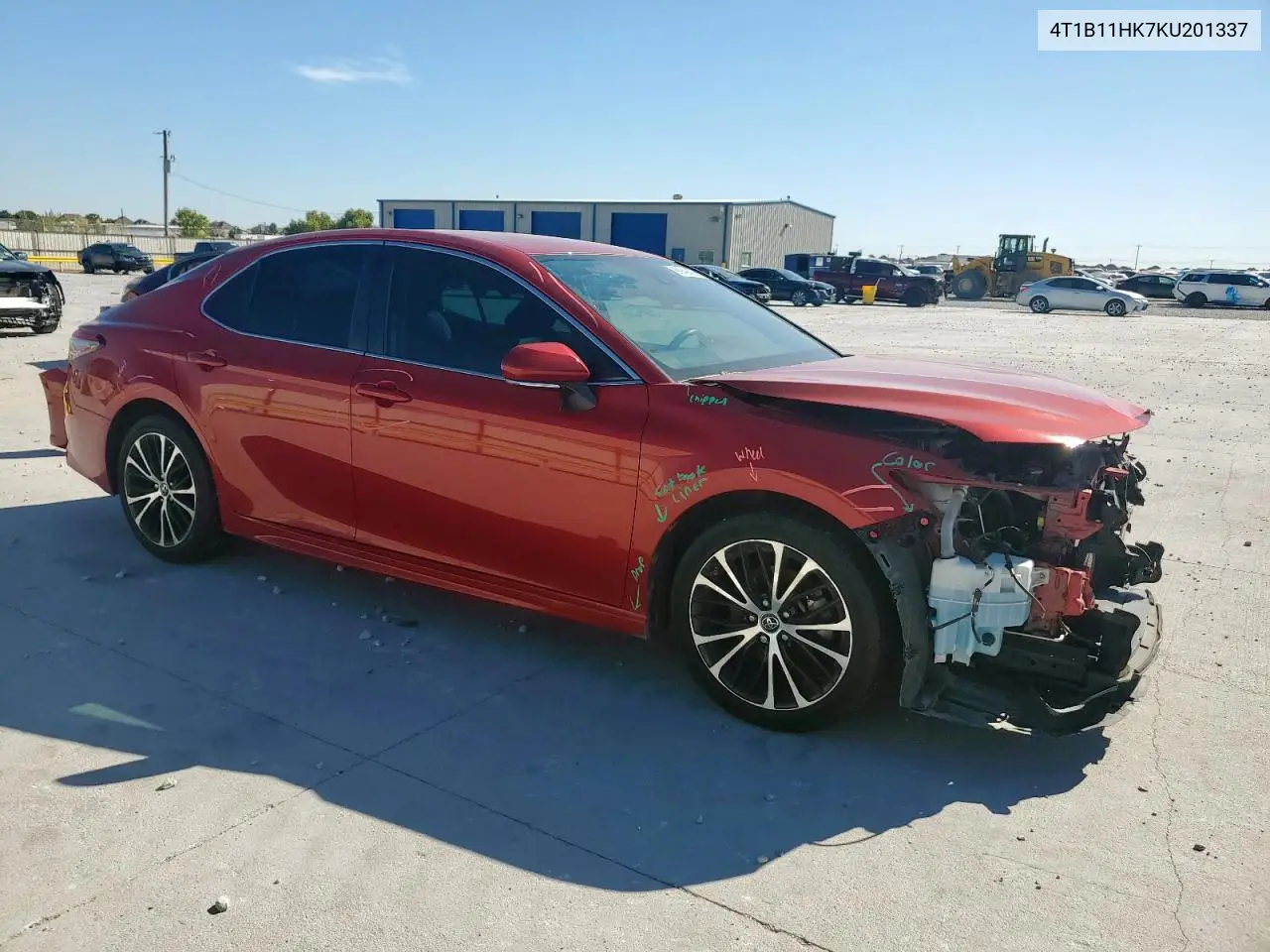 4T1B11HK7KU201337 2019 Toyota Camry L