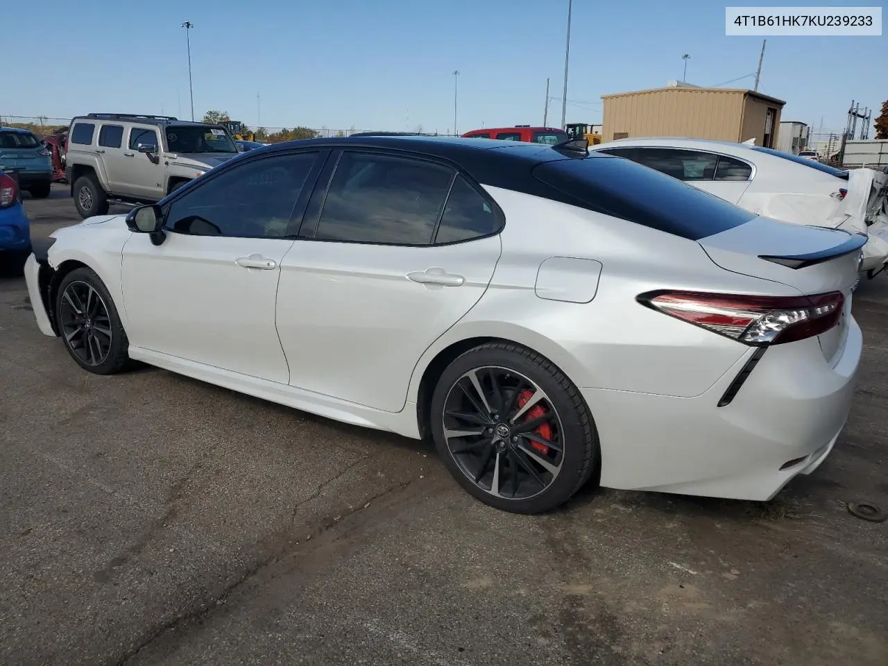 4T1B61HK7KU239233 2019 Toyota Camry Xse