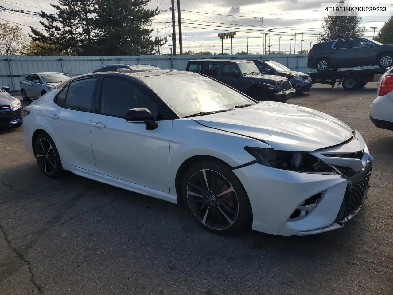 4T1B61HK7KU239233 2019 Toyota Camry Xse