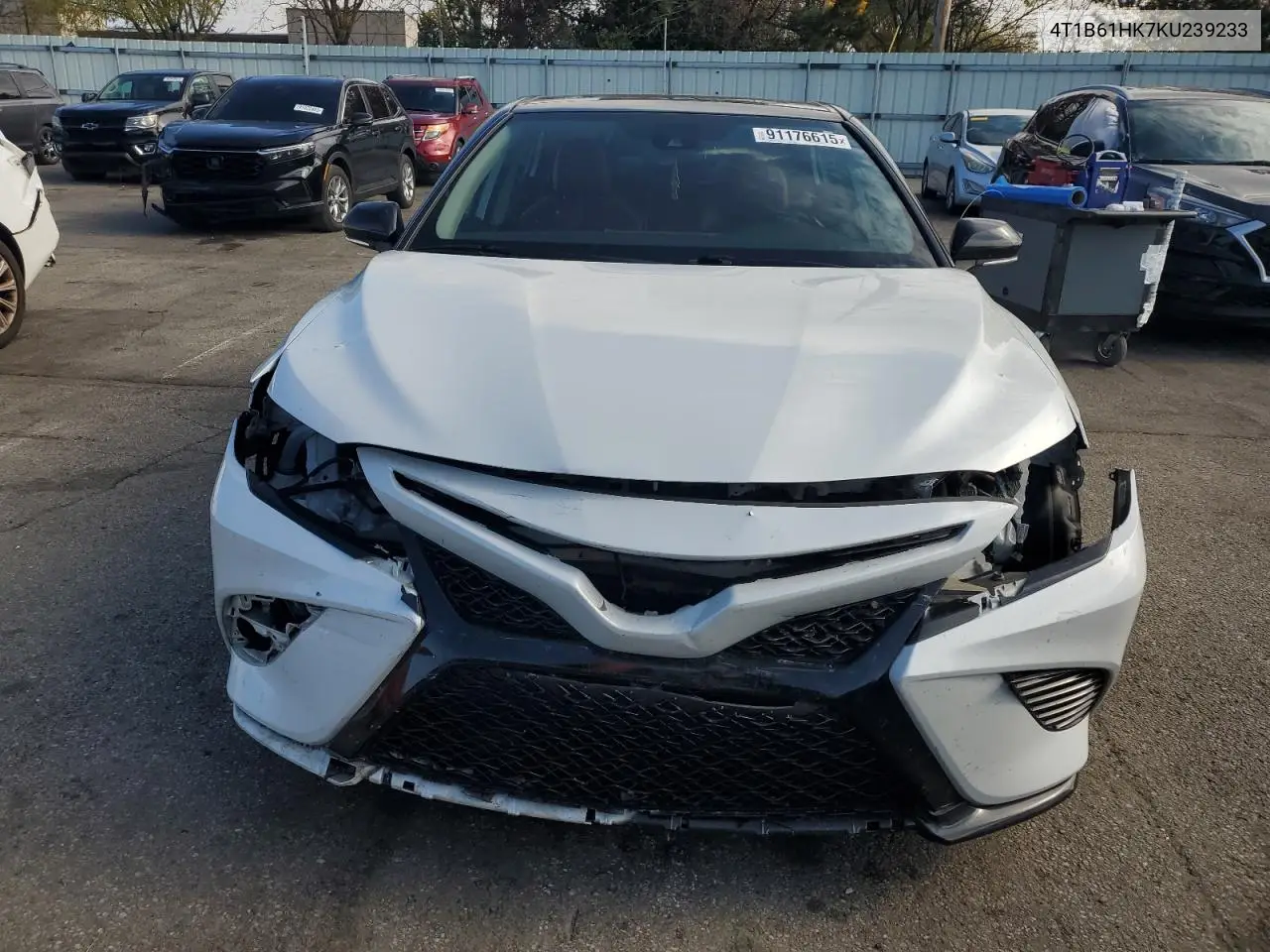 4T1B61HK7KU239233 2019 Toyota Camry Xse