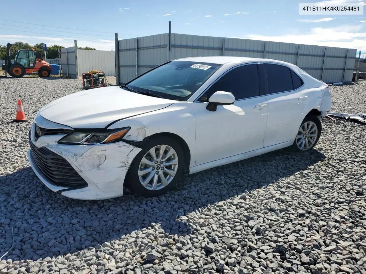 4T1B11HK4KU254481 2019 Toyota Camry L
