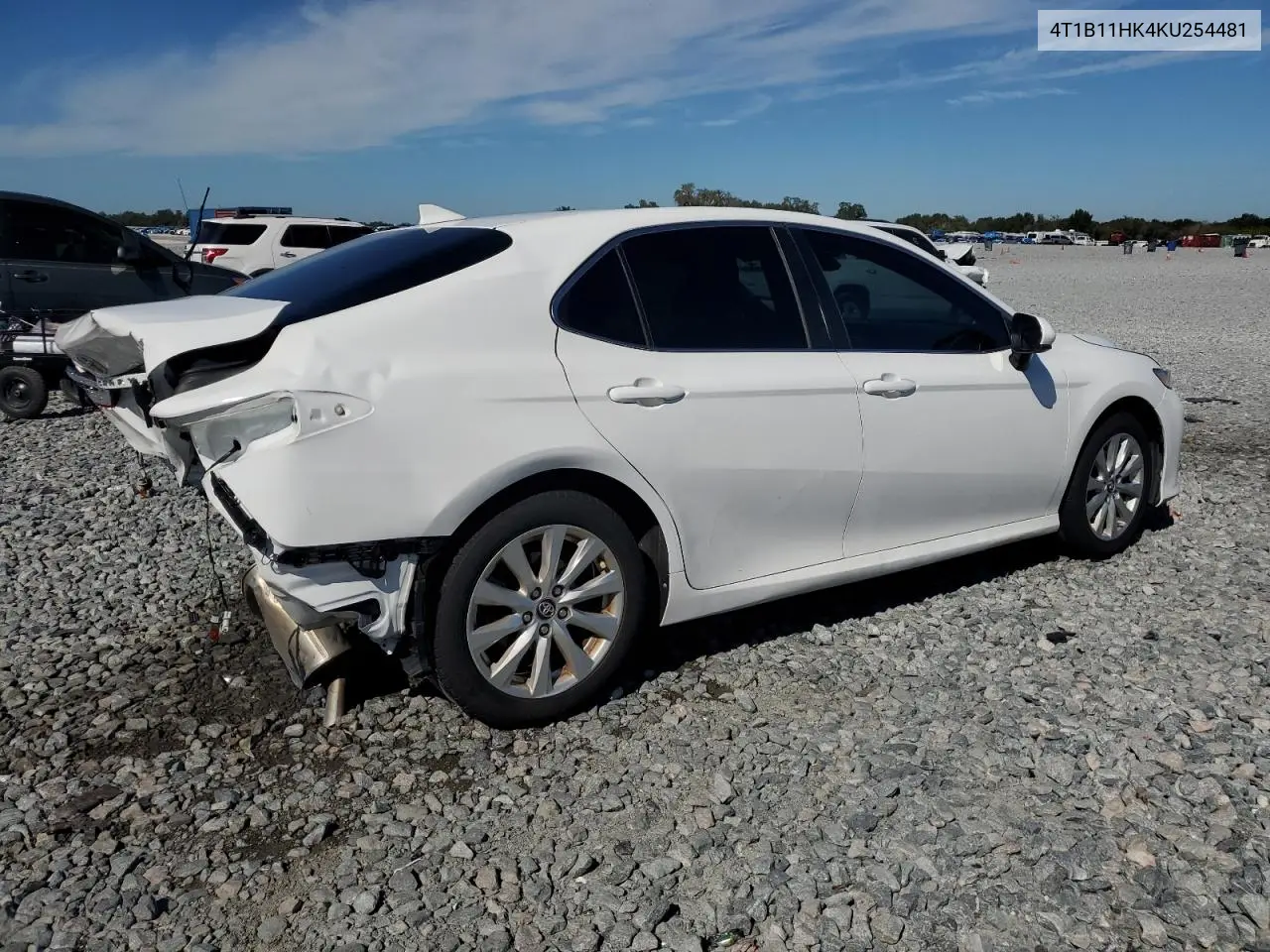 4T1B11HK4KU254481 2019 Toyota Camry L