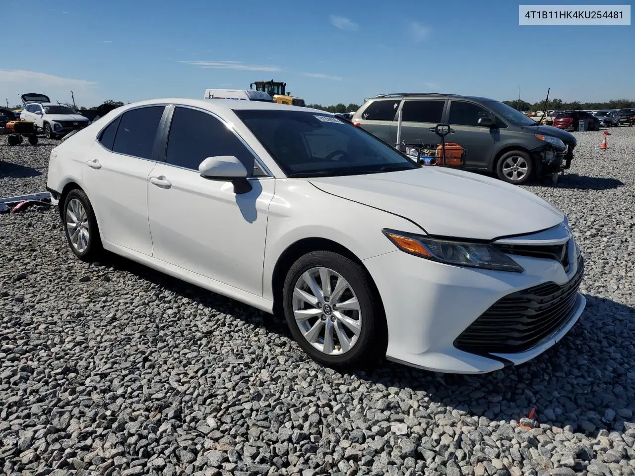 4T1B11HK4KU254481 2019 Toyota Camry L
