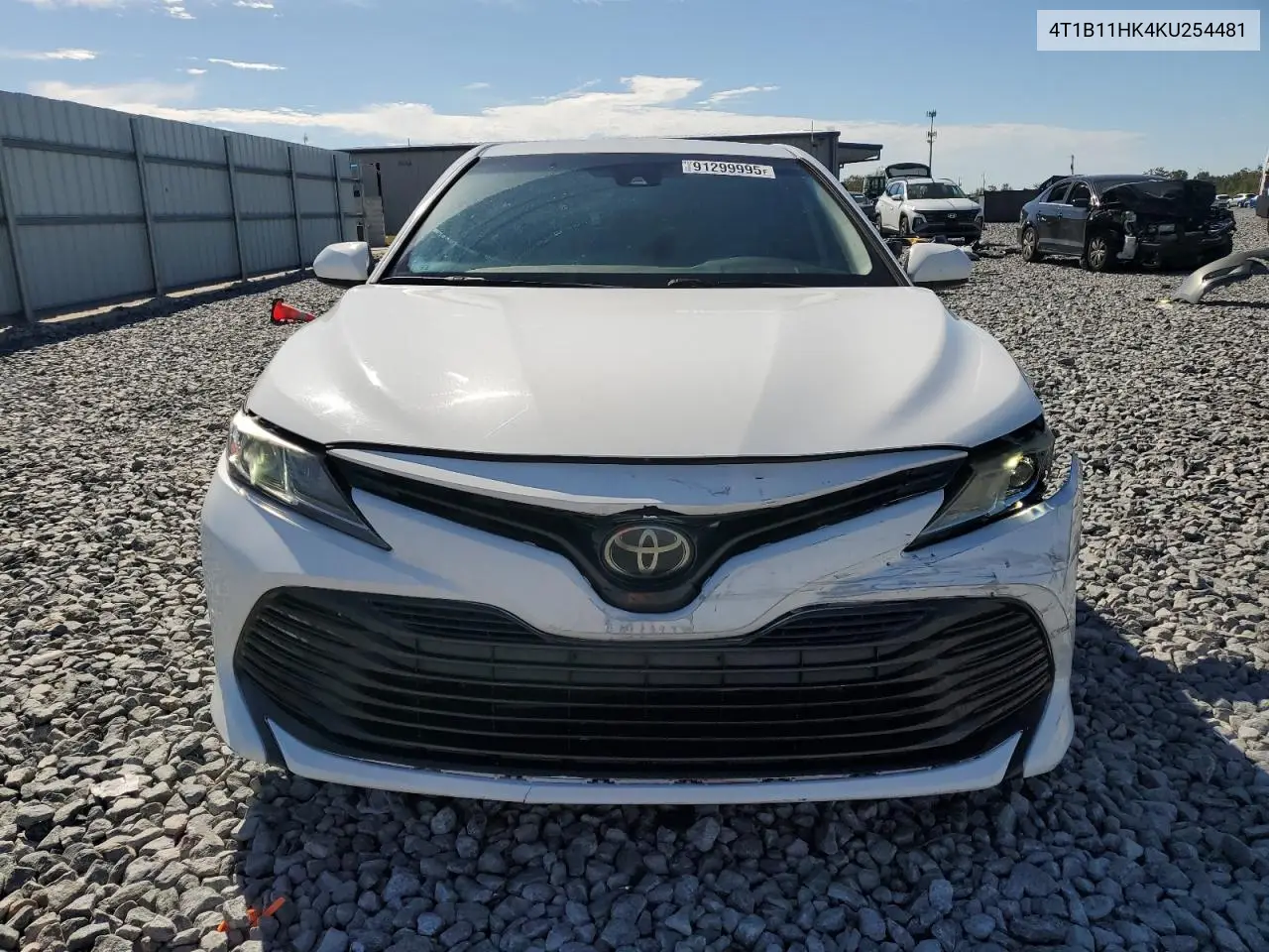 4T1B11HK4KU254481 2019 Toyota Camry L