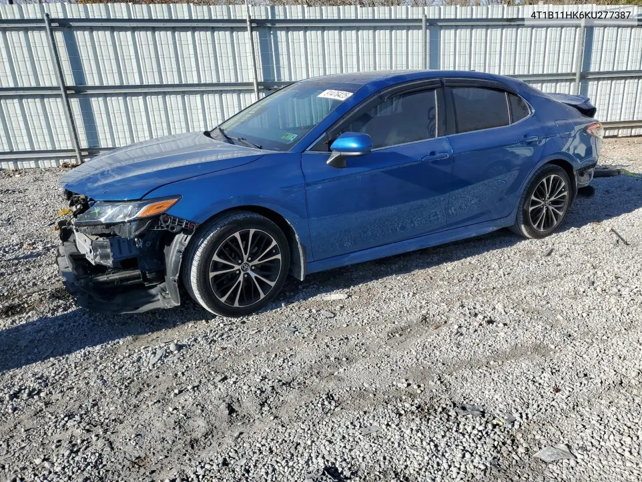 4T1B11HK6KU277387 2019 Toyota Camry L