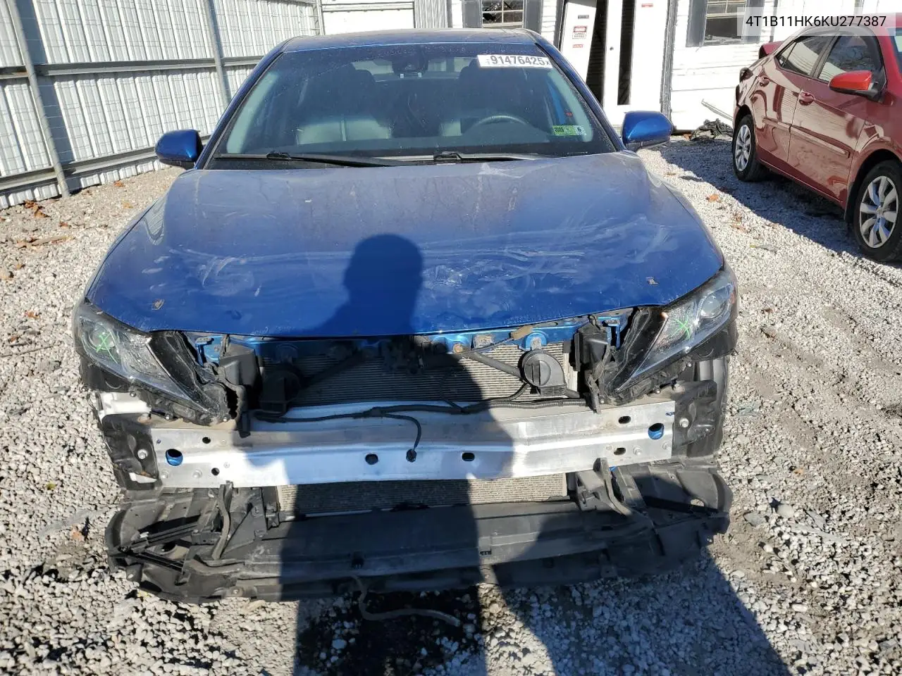 4T1B11HK6KU277387 2019 Toyota Camry L