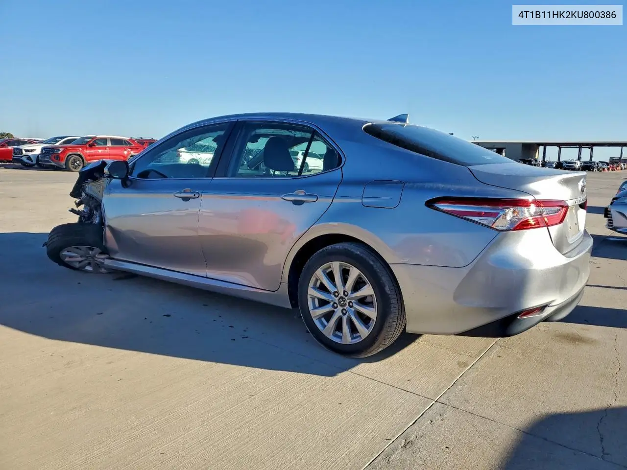 4T1B11HK2KU800386 2019 Toyota Camry L