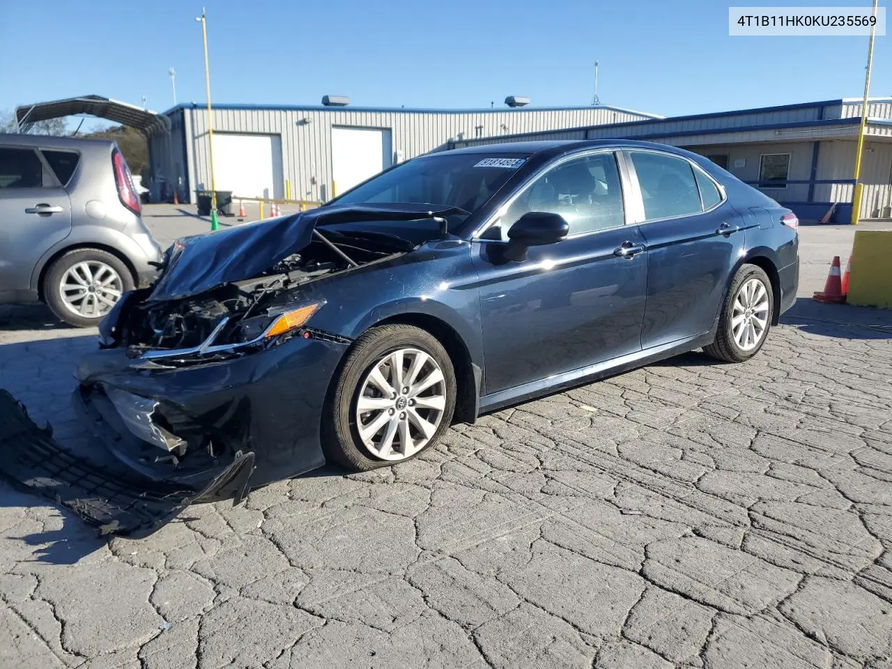 4T1B11HK0KU235569 2019 Toyota Camry L