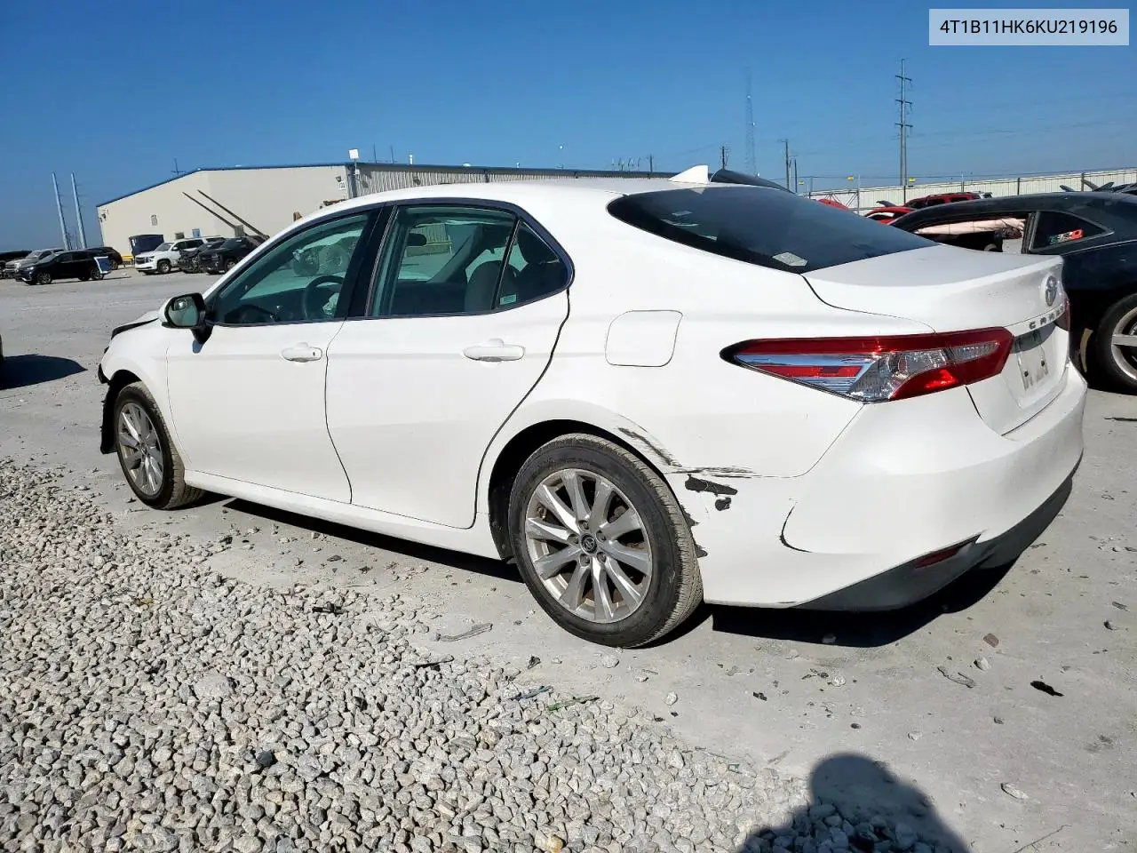4T1B11HK6KU219196 2019 Toyota Camry L