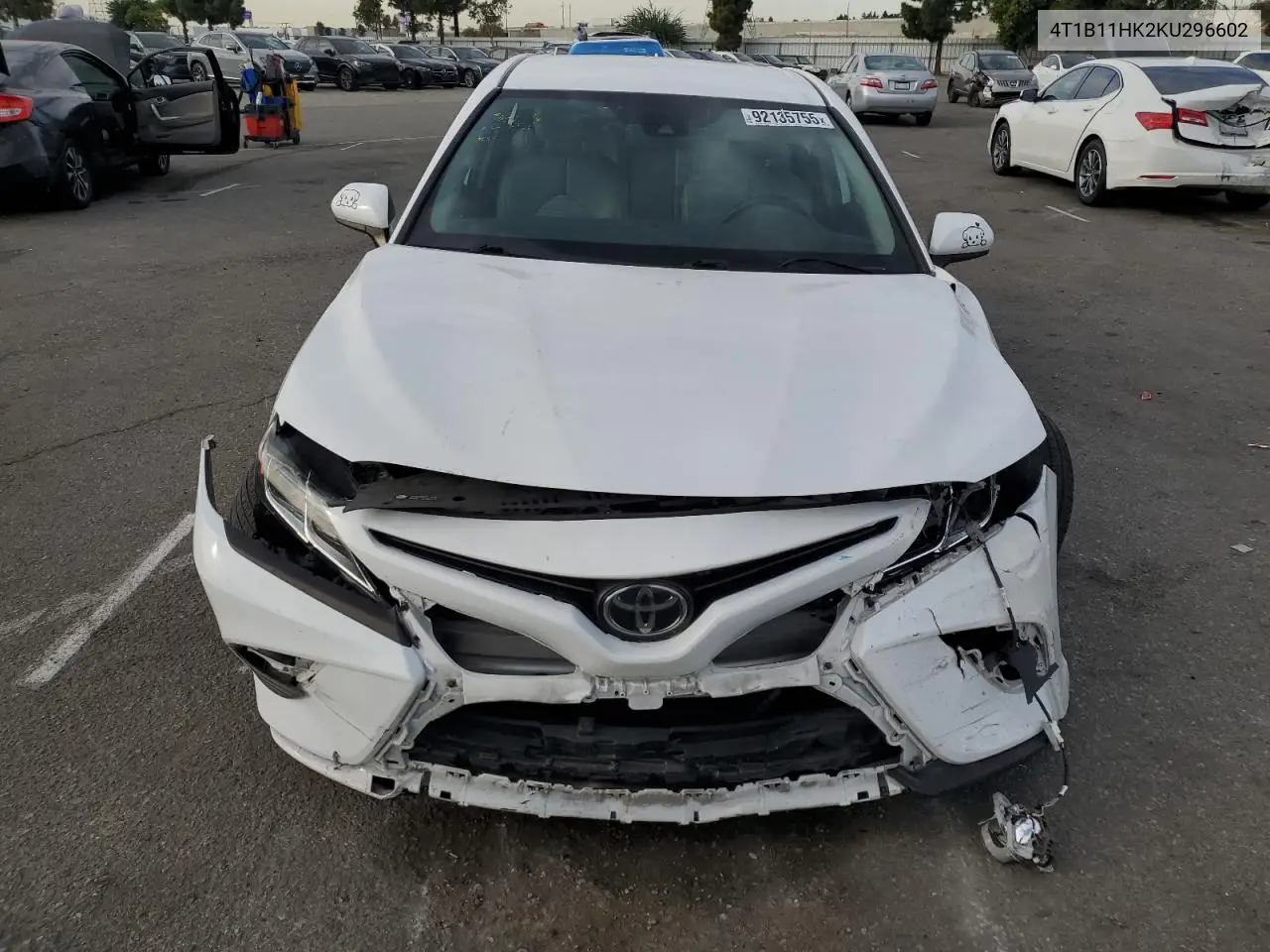 4T1B11HK2KU296602 2019 Toyota Camry L