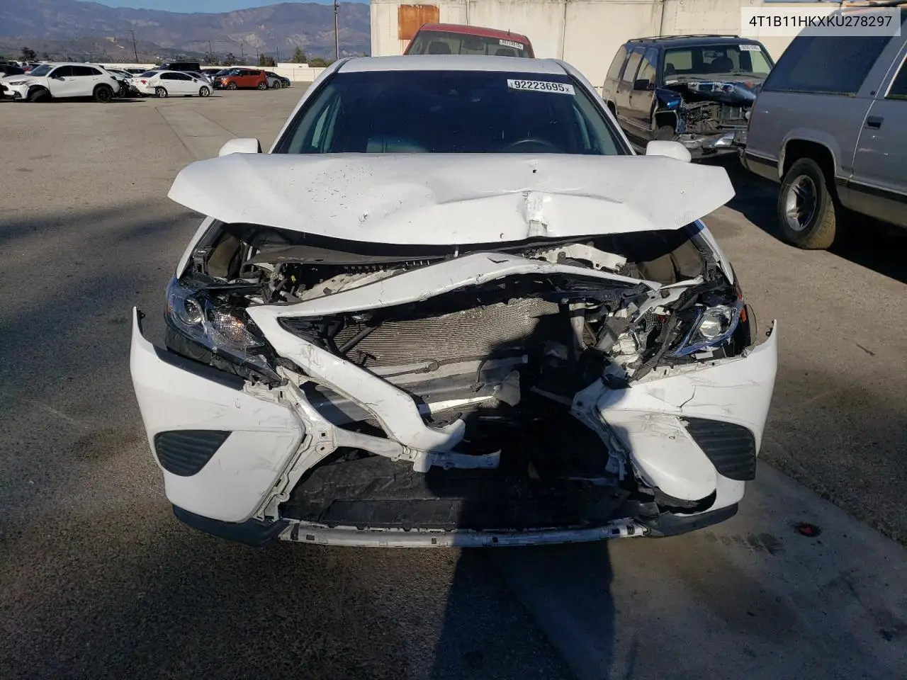 4T1B11HKXKU278297 2019 Toyota Camry L