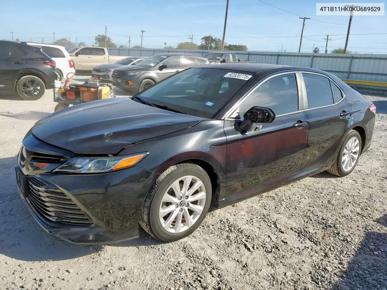 4T1B11HK0KU689529 2019 Toyota Camry L