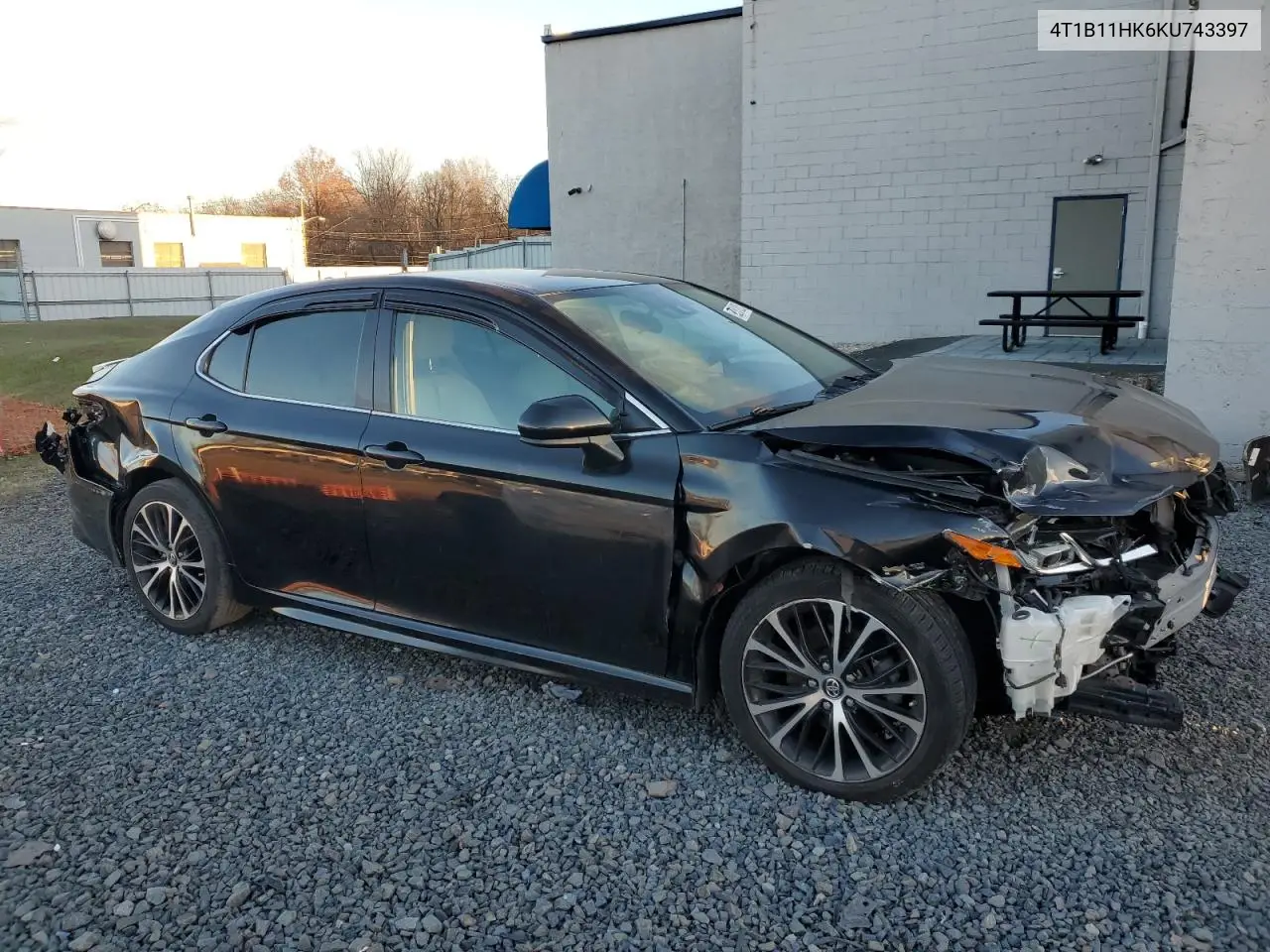 4T1B11HK6KU743397 2019 Toyota Camry L