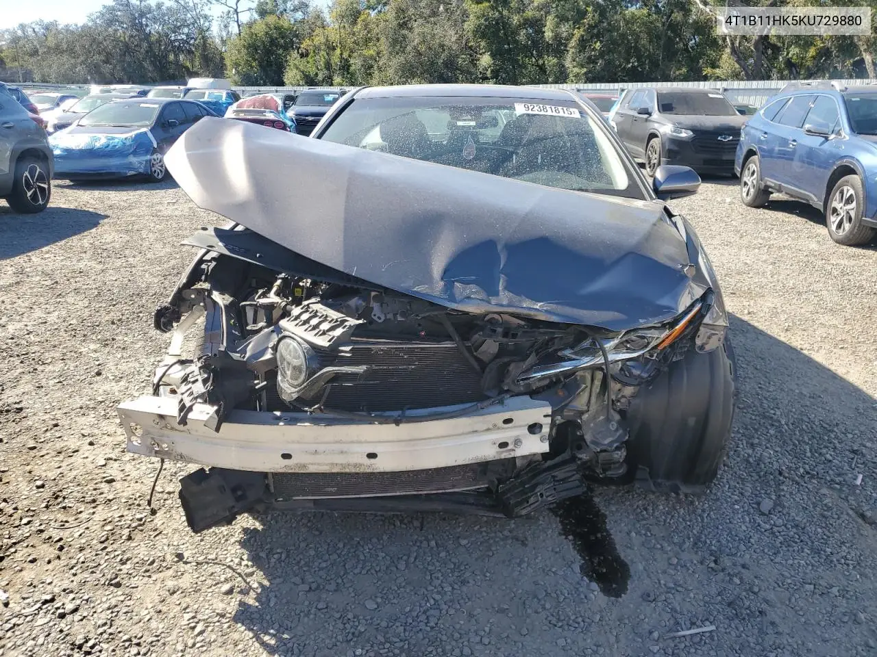4T1B11HK5KU729880 2019 Toyota Camry L