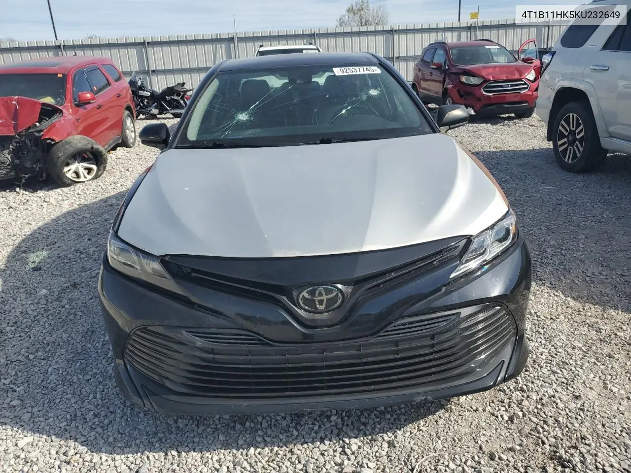 4T1B11HK5KU232649 2019 Toyota Camry L