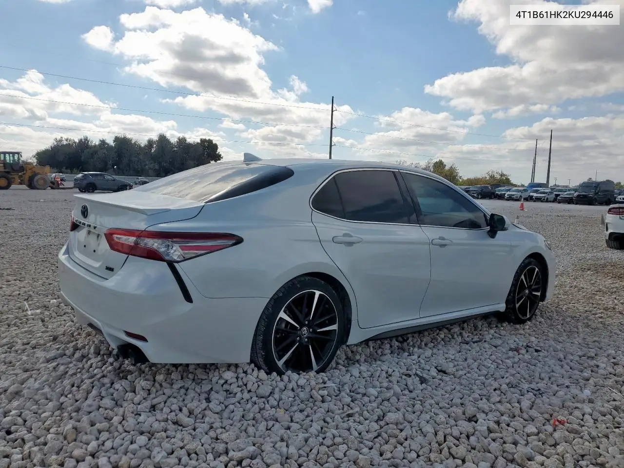 4T1B61HK2KU294446 2019 Toyota Camry Xse