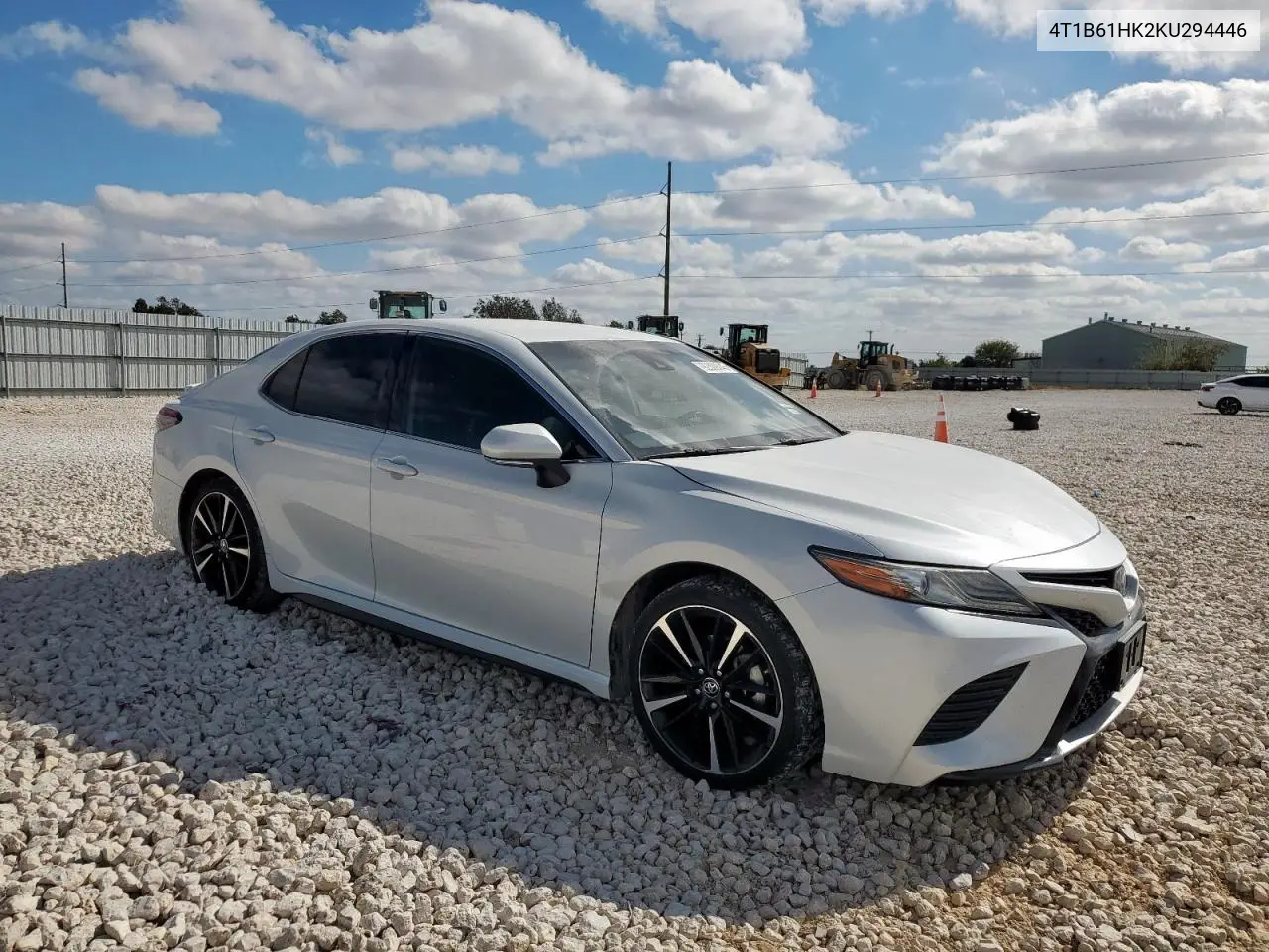 4T1B61HK2KU294446 2019 Toyota Camry Xse