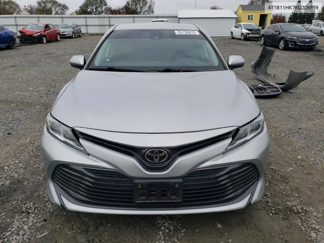 4T1B11HK7KU206859 2019 Toyota Camry L