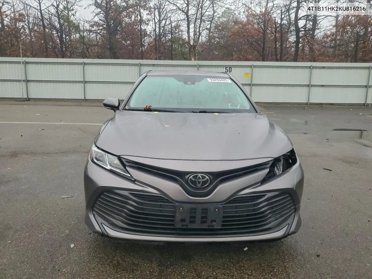 4T1B11HK2KU816216 2019 Toyota Camry L