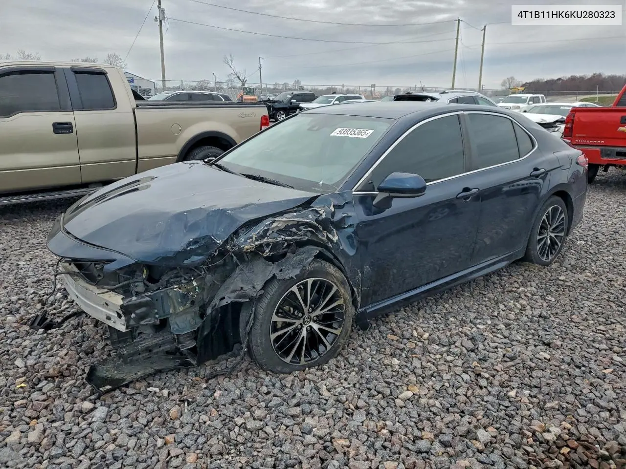 4T1B11HK6KU280323 2019 Toyota Camry L