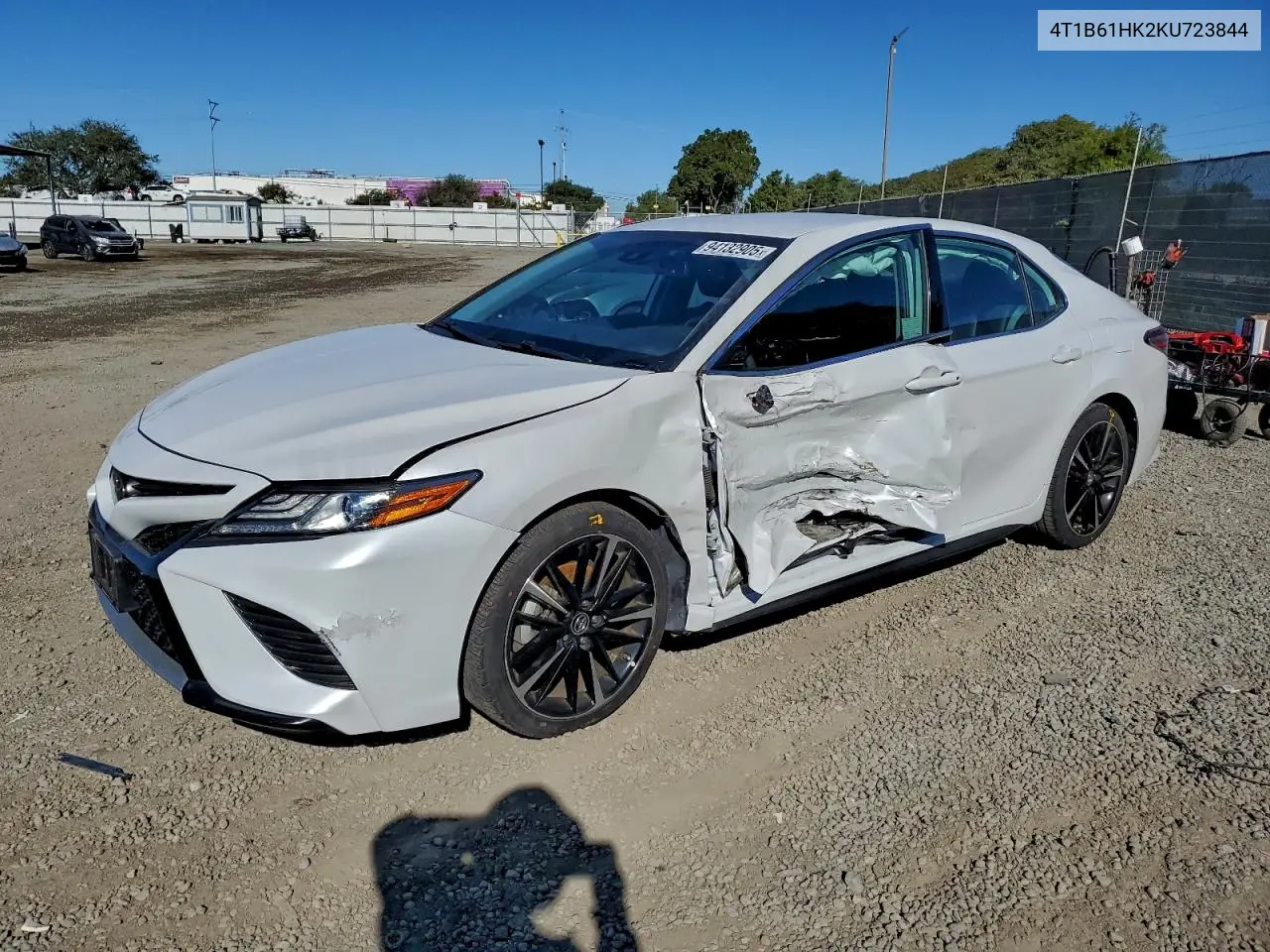 4T1B61HK2KU723844 2019 Toyota Camry Xse