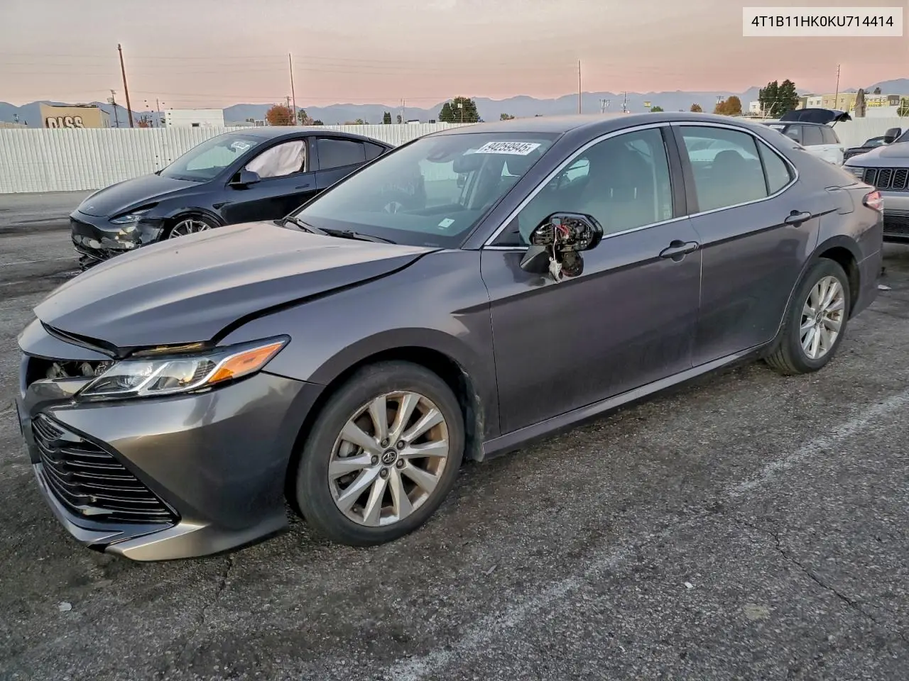 4T1B11HK0KU714414 2019 Toyota Camry L