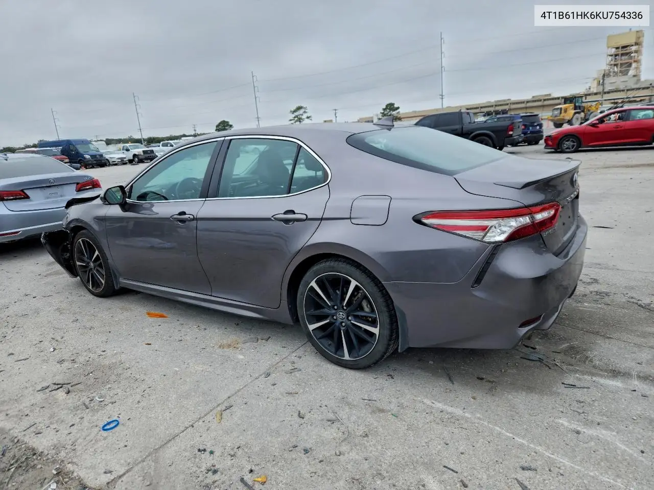 4T1B61HK6KU754336 2019 Toyota Camry Xse