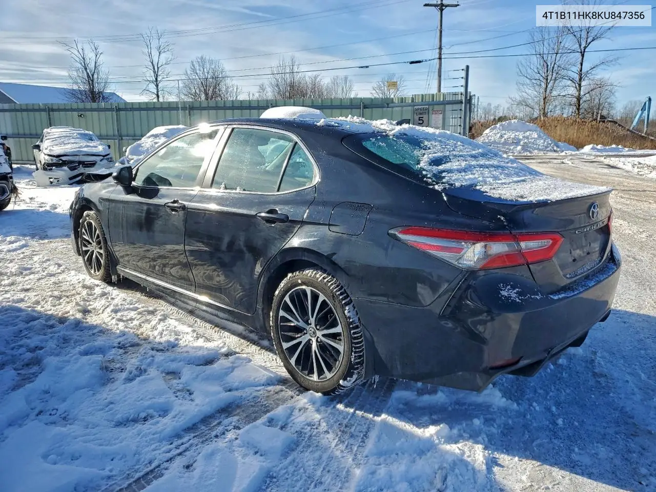 4T1B11HK8KU847356 2019 Toyota Camry L