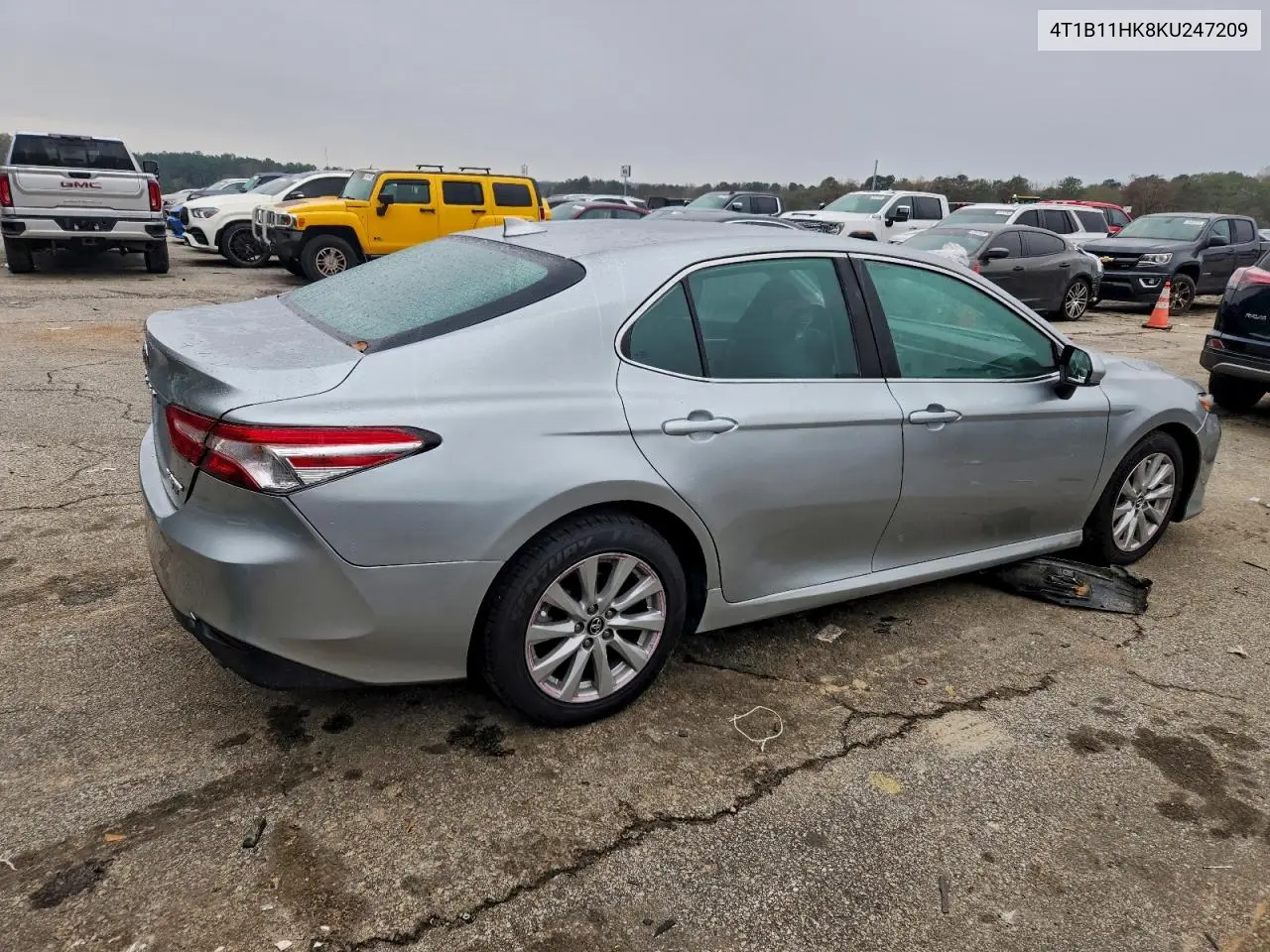 4T1B11HK8KU247209 2019 Toyota Camry L
