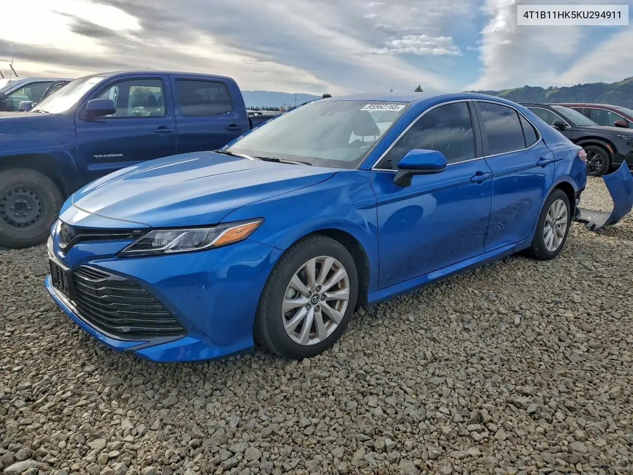 4T1B11HK5KU294911 2019 Toyota Camry L