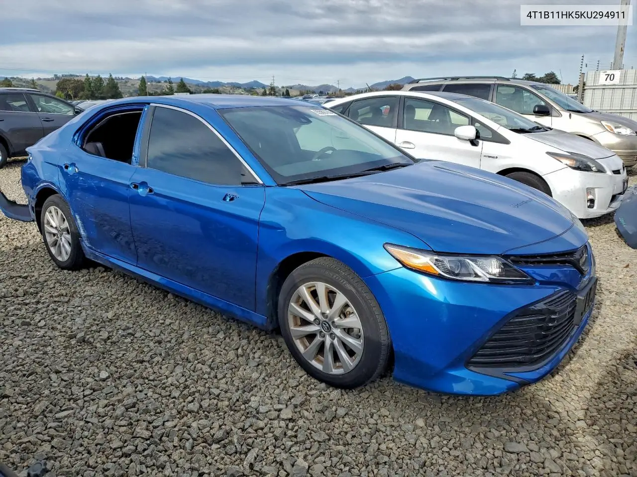 4T1B11HK5KU294911 2019 Toyota Camry L