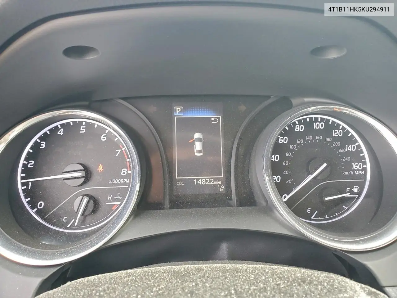 4T1B11HK5KU294911 2019 Toyota Camry L