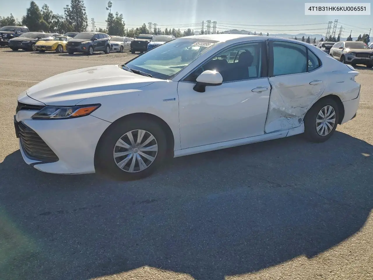 4T1B31HK6KU006551 2019 Toyota Camry Le