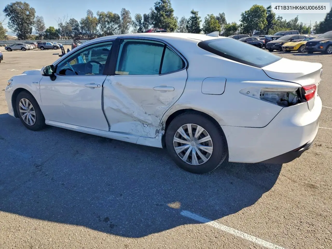 4T1B31HK6KU006551 2019 Toyota Camry Le