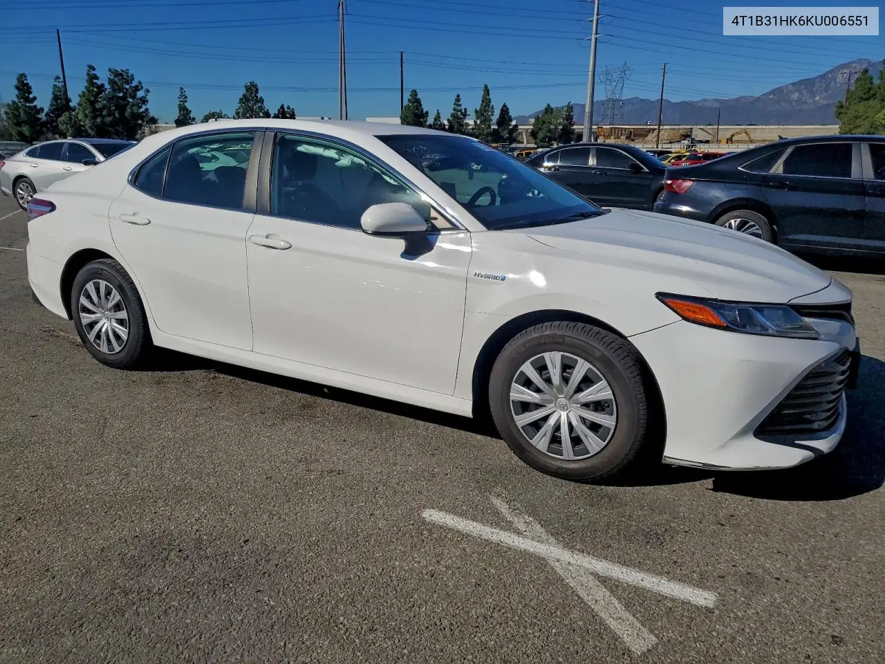 4T1B31HK6KU006551 2019 Toyota Camry Le