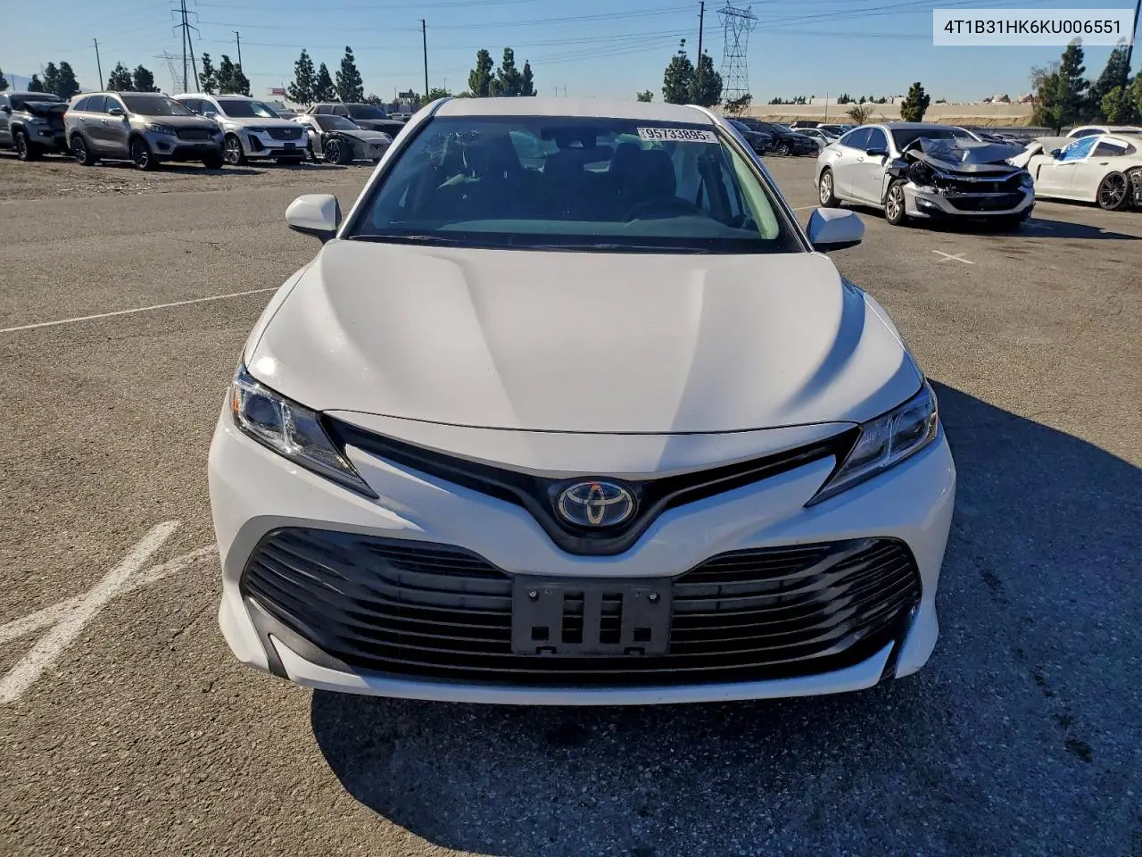 4T1B31HK6KU006551 2019 Toyota Camry Le