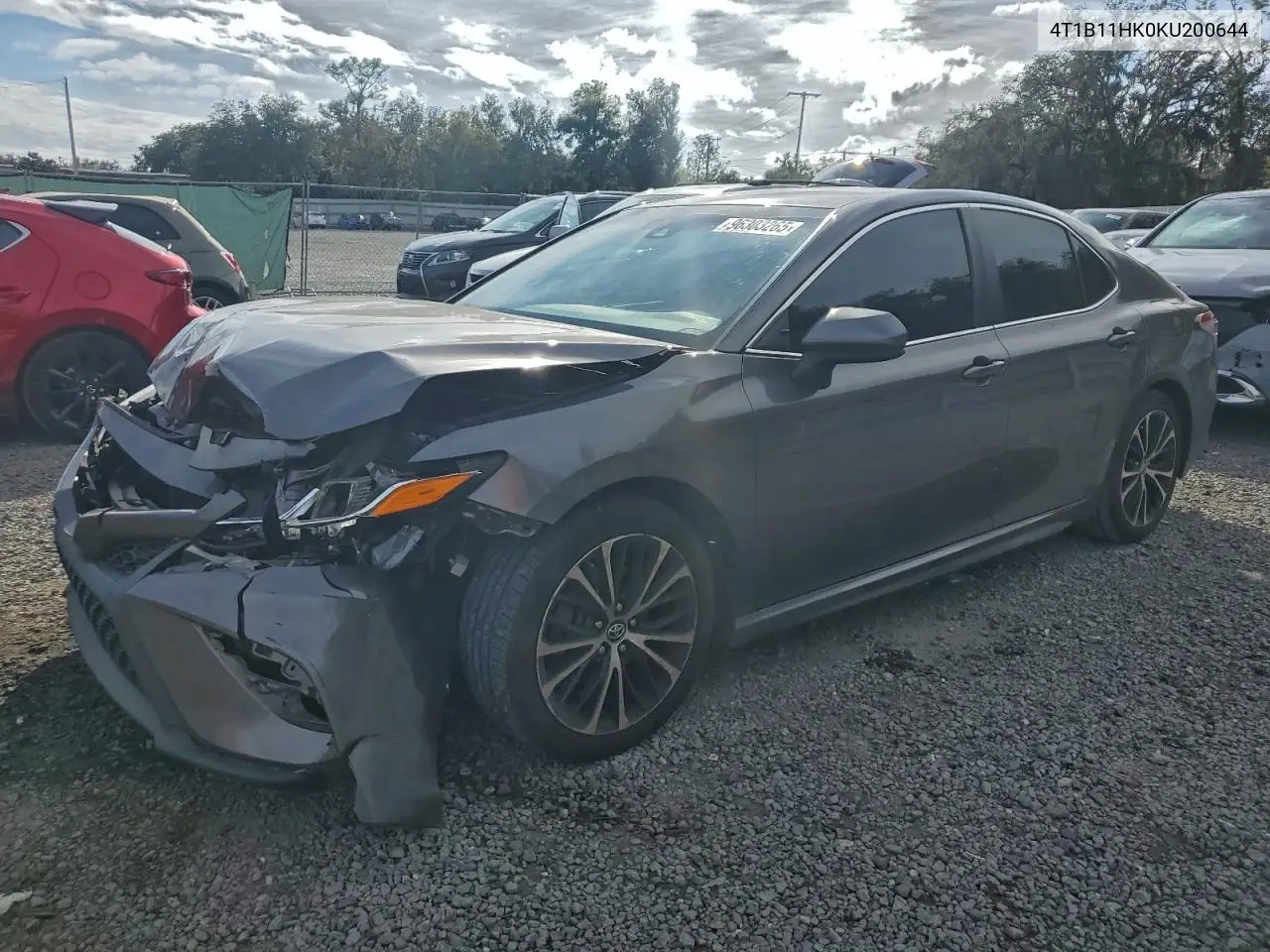 4T1B11HK0KU200644 2019 Toyota Camry L