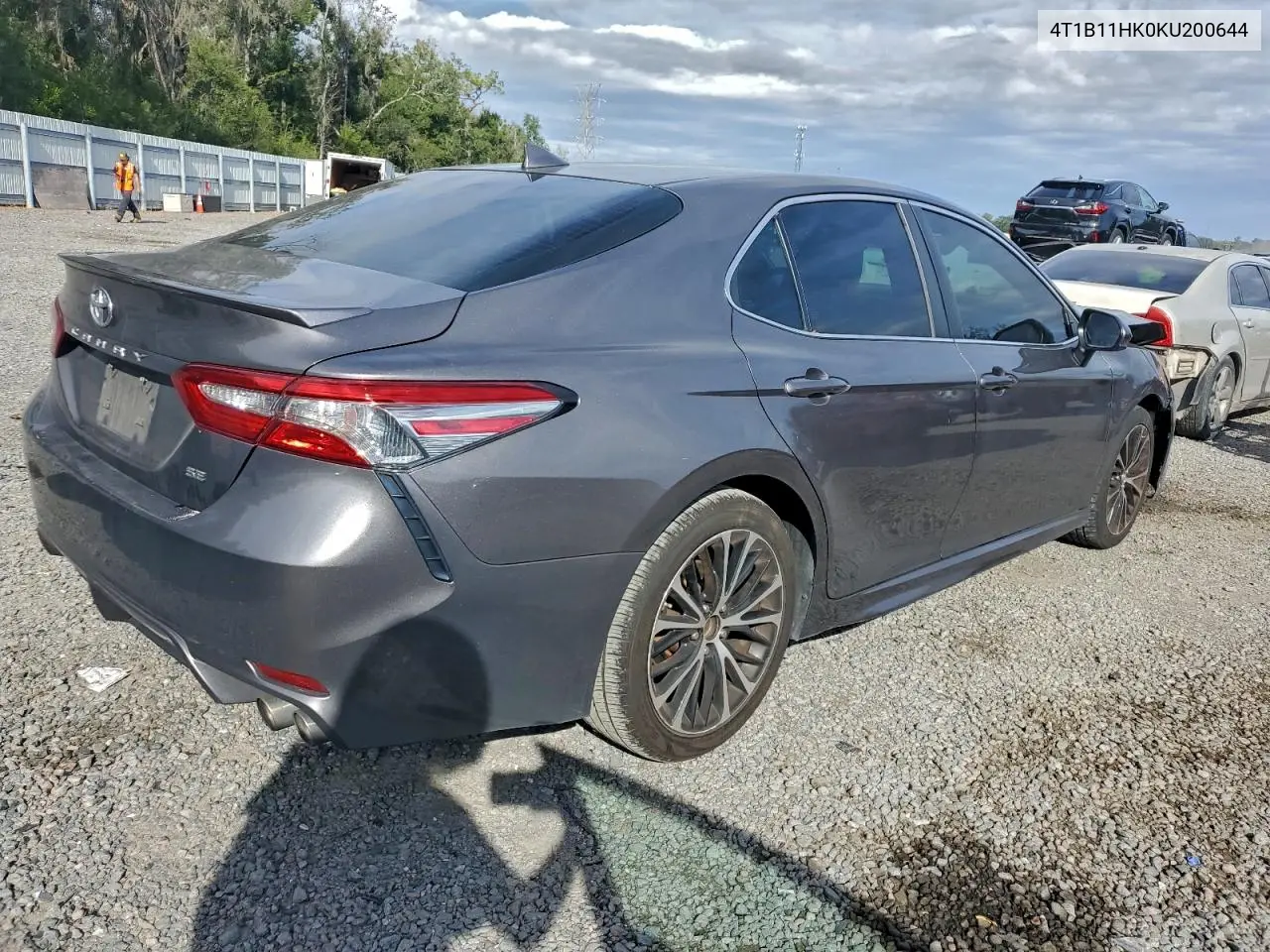 4T1B11HK0KU200644 2019 Toyota Camry L