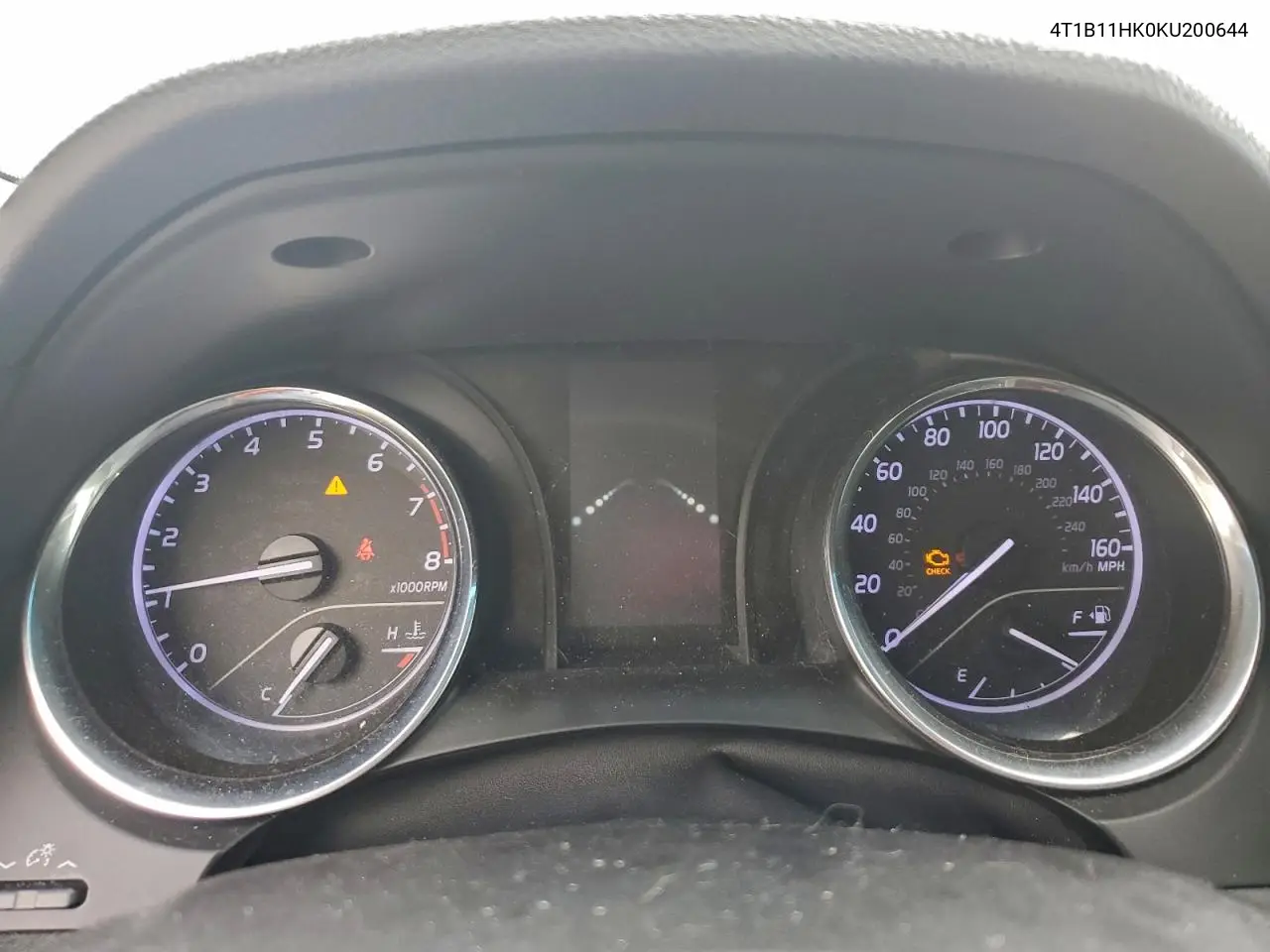 4T1B11HK0KU200644 2019 Toyota Camry L