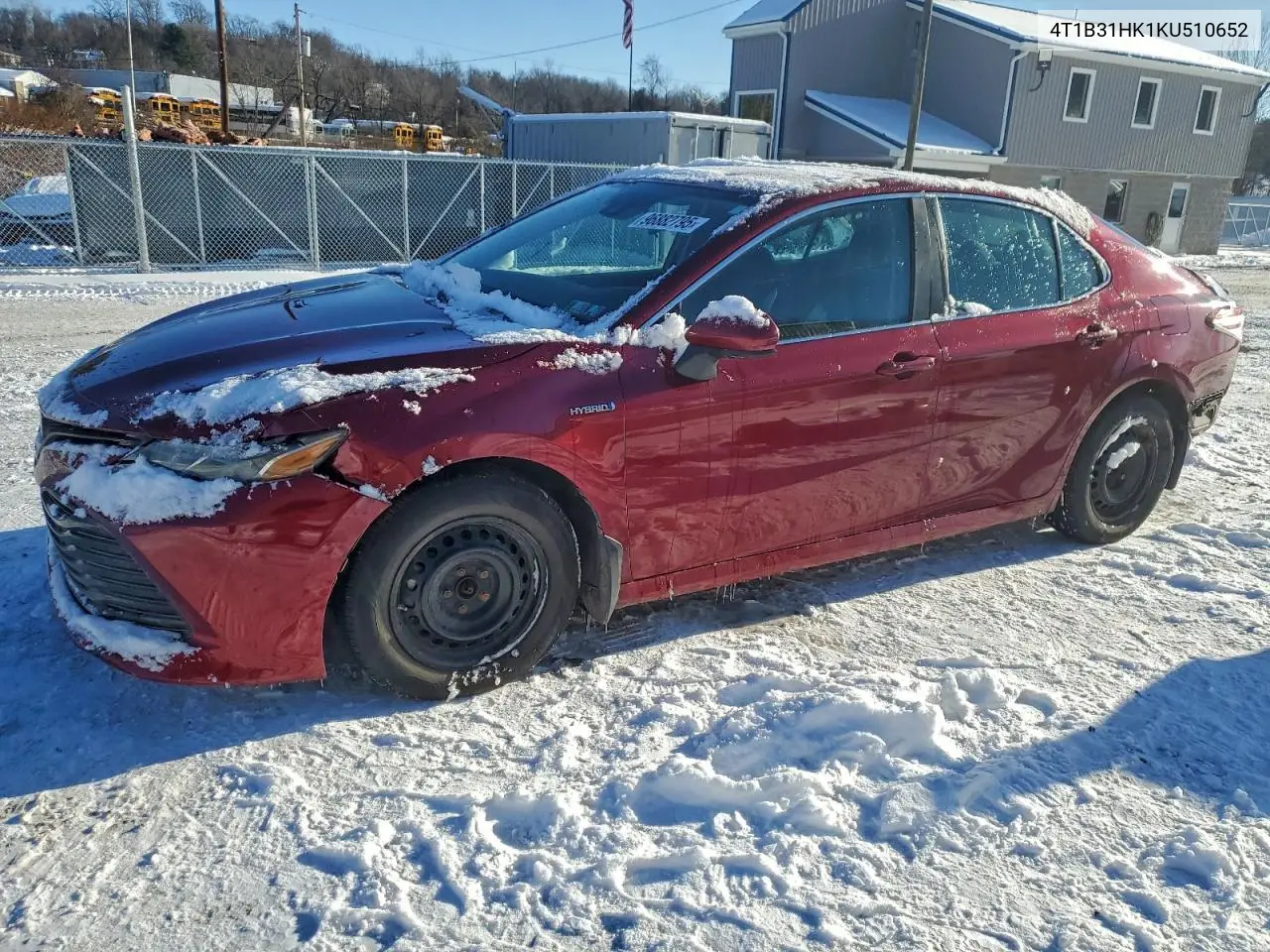 4T1B31HK1KU510652 2019 Toyota Camry Le