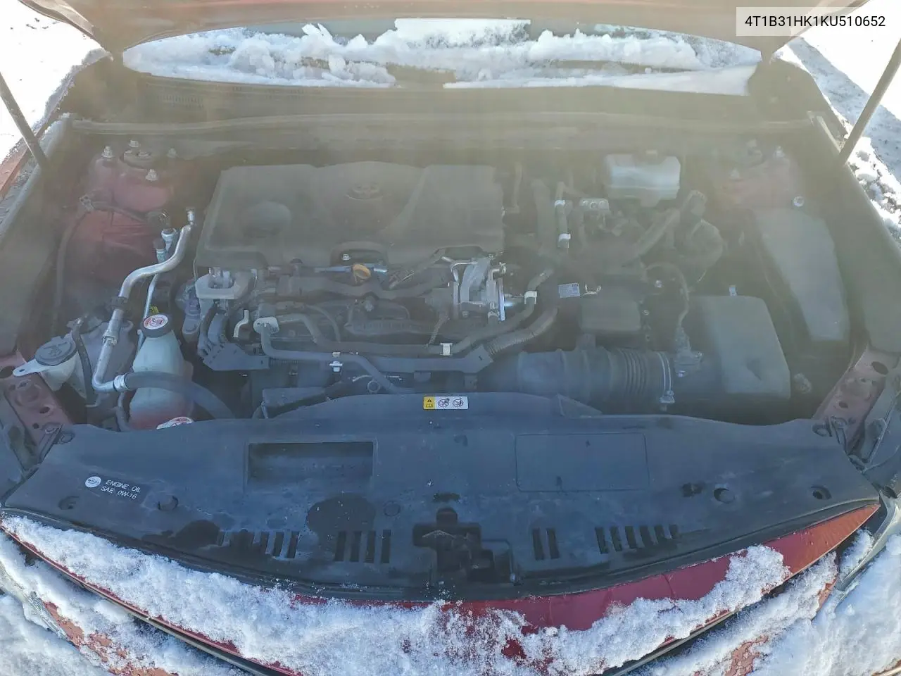 4T1B31HK1KU510652 2019 Toyota Camry Le
