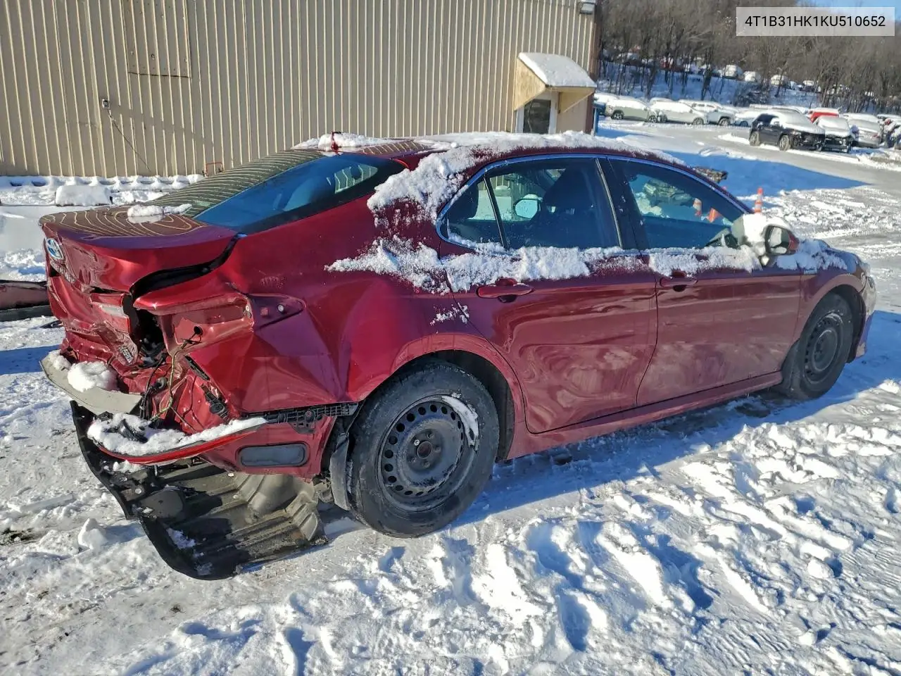 4T1B31HK1KU510652 2019 Toyota Camry Le