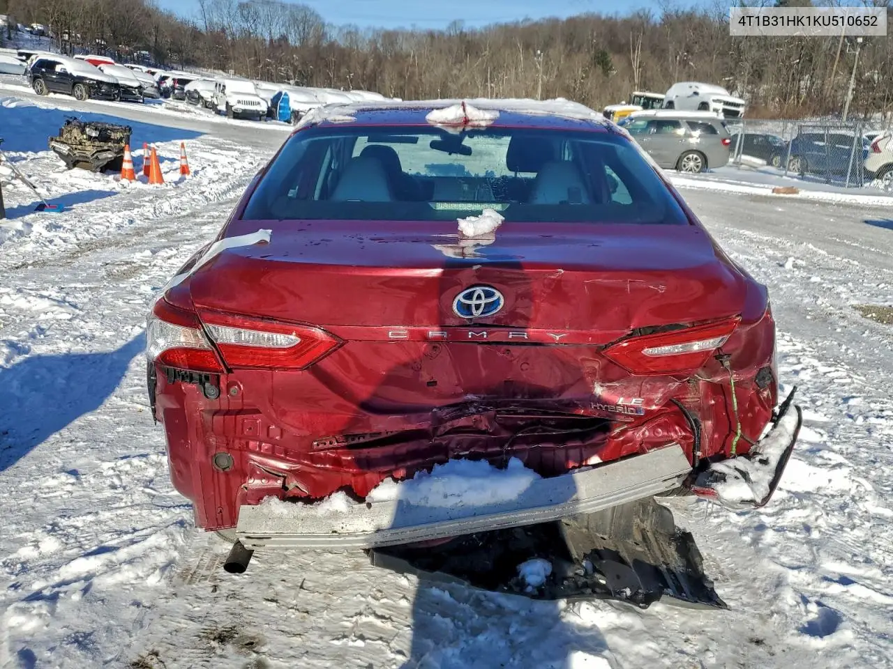 4T1B31HK1KU510652 2019 Toyota Camry Le