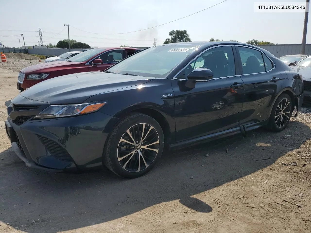 2020 Toyota Camry Se VIN: 4T1J31AK5LU534346 Lot: 68984424