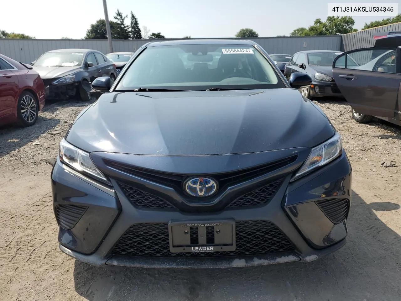 2020 Toyota Camry Se VIN: 4T1J31AK5LU534346 Lot: 68984424