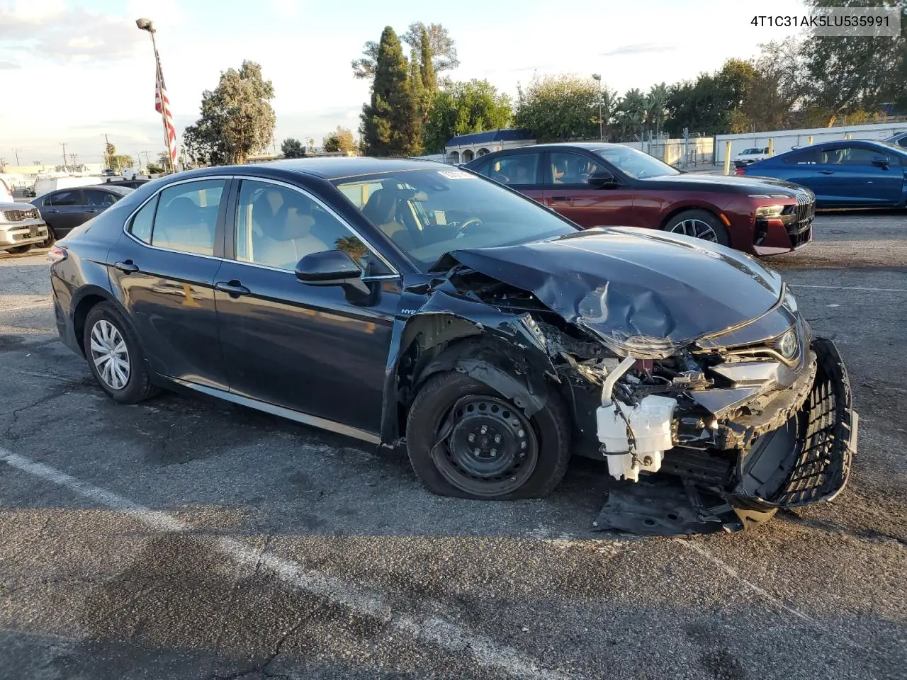 4T1C31AK5LU535991 2020 Toyota Camry Le