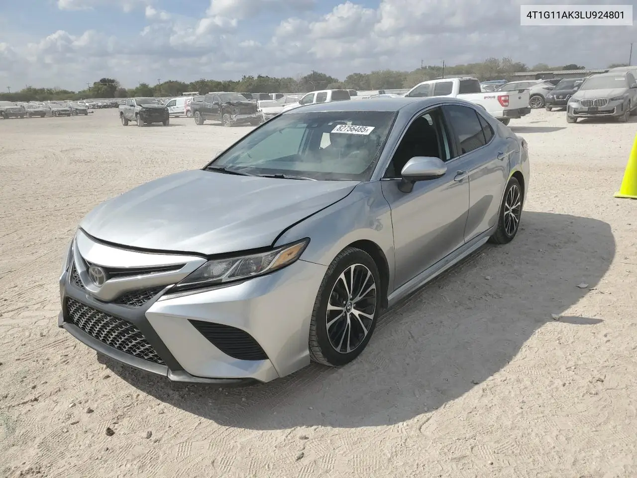 4T1G11AK3LU924801 2020 Toyota Camry Se